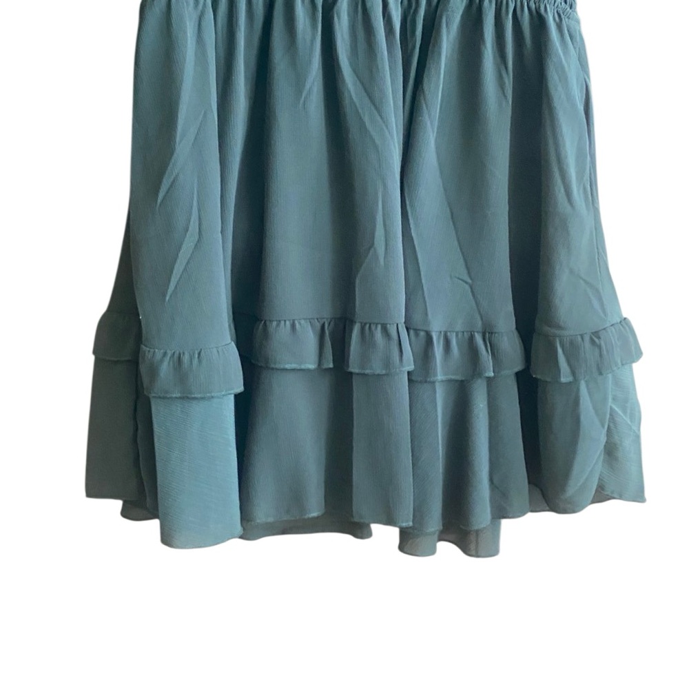 Prettygarden Short Sleeve Green Mini Swing Dress. Size Large. - Picture 12 of 15